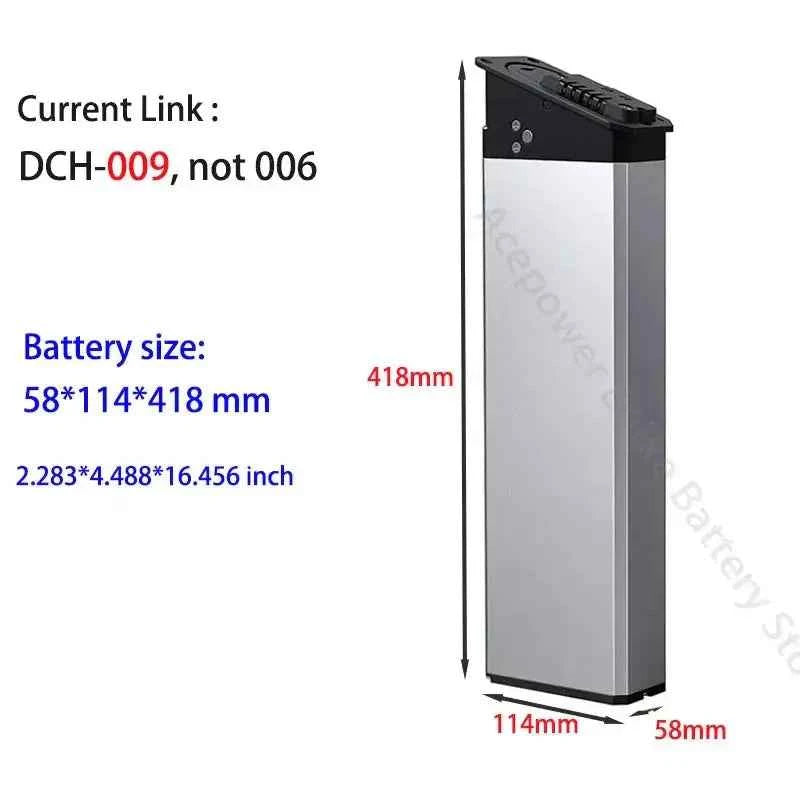 Battery for Engwe EP-2 Pro Engine X Engine Pro Foldable E-bike Battery 48V 17.5Ah 16Ah 13Ah Replacement Battery