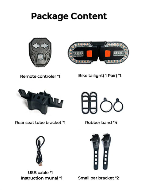 ENGWE Bicycle Taillights with Turn Signals