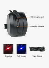 Waterproof Anti-Theft Vibration Alarm with USB Rechargeable Function