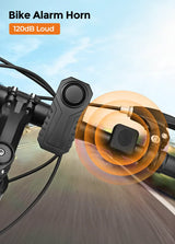 Waterproof Anti-Theft Vibration Alarm with USB Rechargeable Function