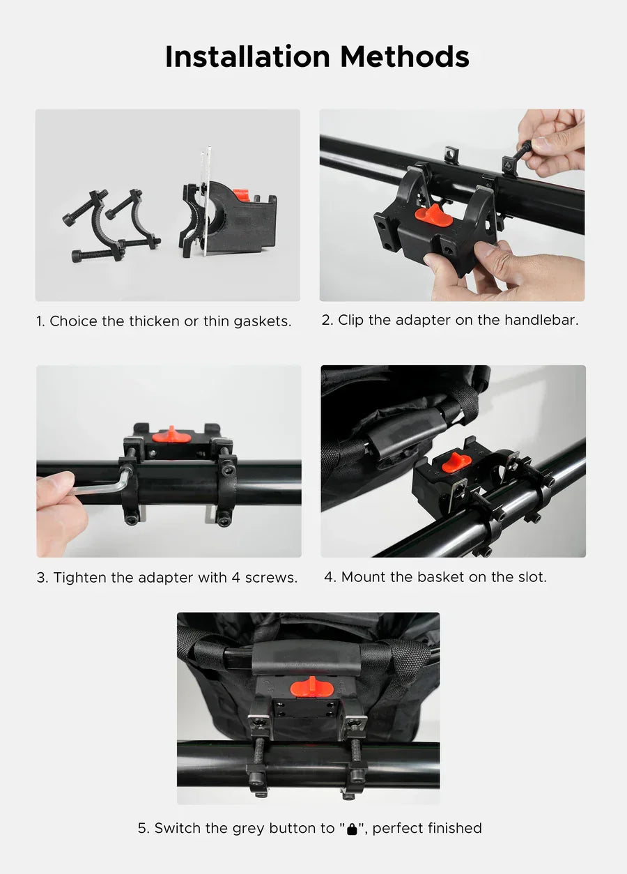 ENGWE 19L Adjustable Handlebar Basket