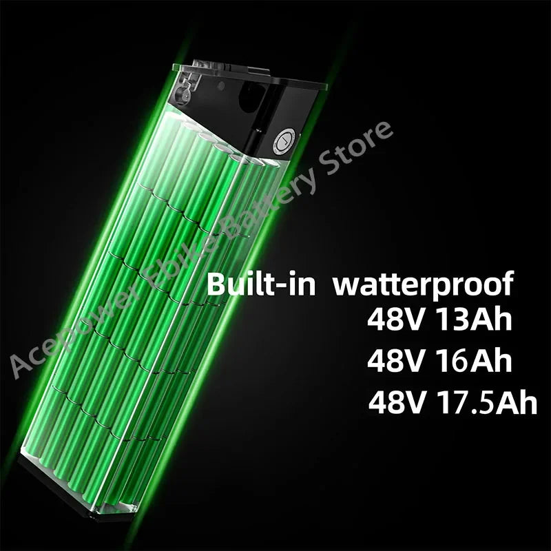 Battery for Engwe EP-2 Pro Engine X Engine Pro Foldable E-bike Battery 48V 17.5Ah 16Ah 13Ah Replacement Battery