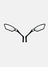 360° Rotatable Foldable Adjustable Bicycle Rear View Mirror（A pair ）