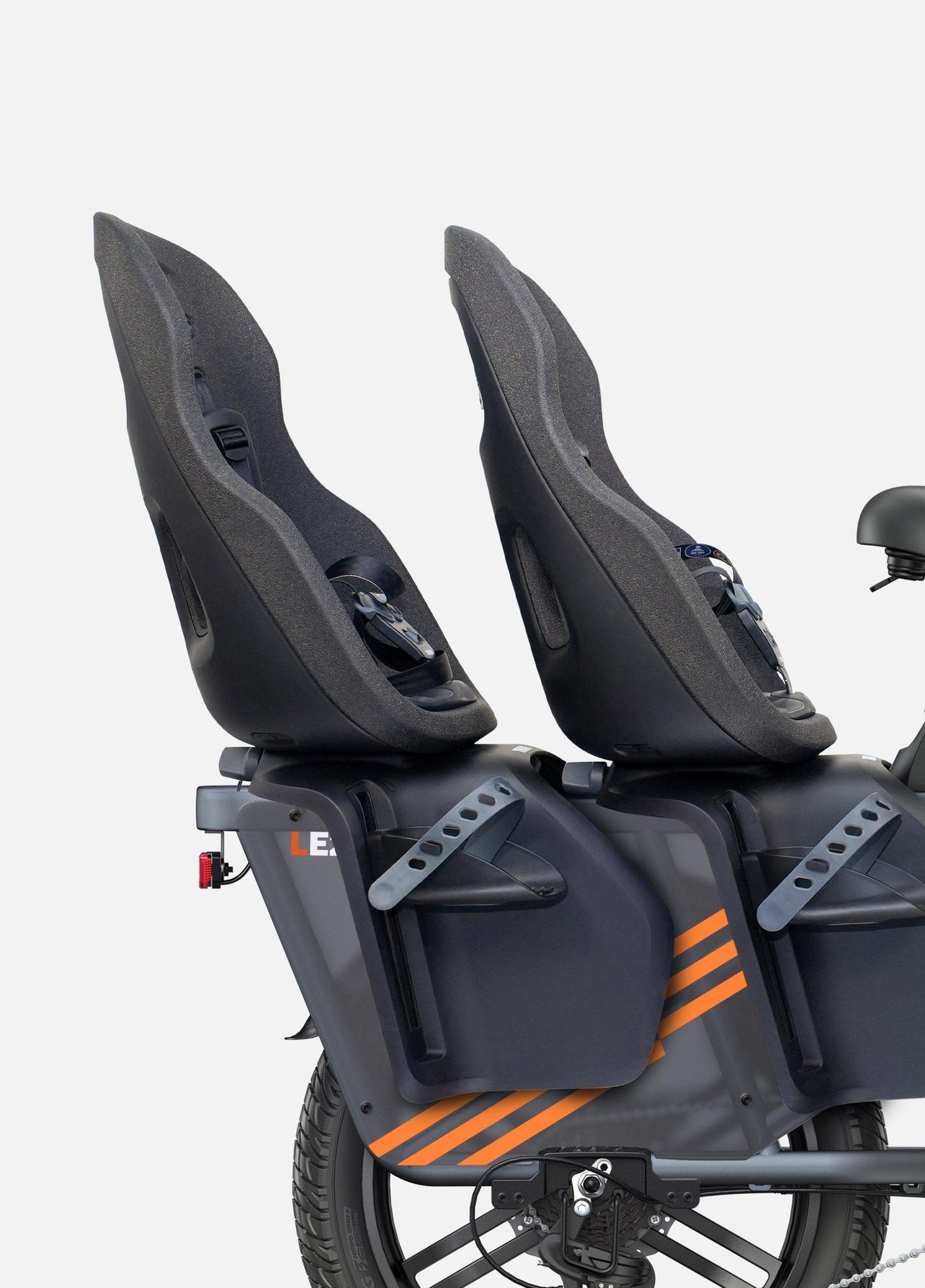 ENGWE e-bike baby seat designed for safety and comfort with ergonomic support for young riders
