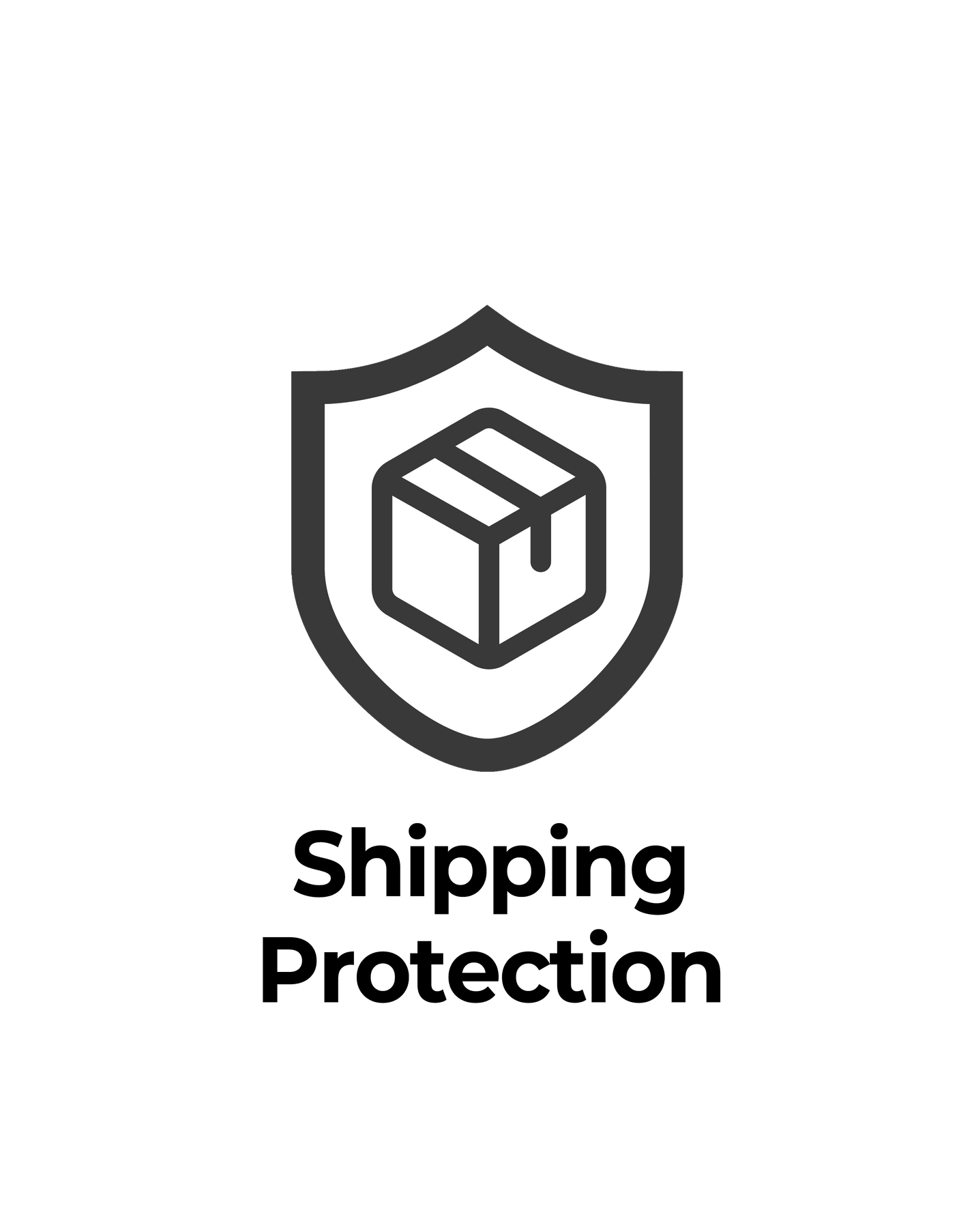 Xcotton ebike shipping protection badge featuring a shield and a box icon