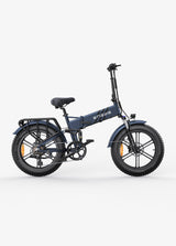 ENGWE Engine Pro 2.0 electric bike EU e-bike in blue with foldable frame and fat tires