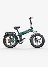 ENGWE Engine Pro 2.0 electric bike EU E-bike in green with foldable frame and fat tires