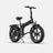 ENGWE Engine X electric bike black folding fat tire e bike with rear cargo rack and front suspension